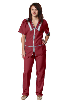 Костюм «КОС 416.0.1» бордо для сферы услуг