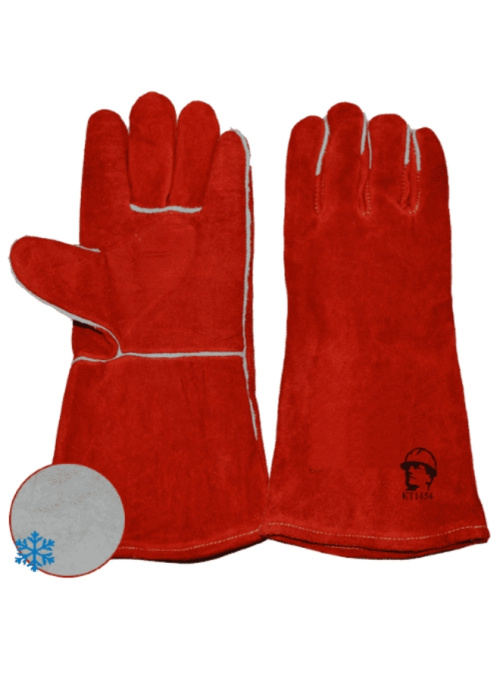 Краги спилковые «Трек» утепленные